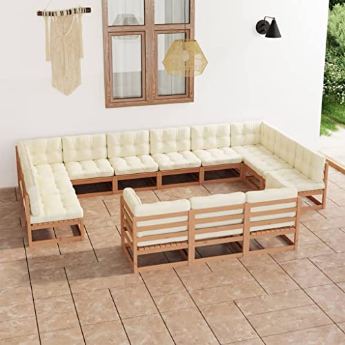 HANJIEFACAI polyrattan Sessel verstellbar Rattan gartenstuhlGartenstühle mit Schwarzen Kissen 8 STK. Massivholz TeakGeeignet für Terrasse Garten Wohnzimmer Schlafzimmer von HANJIEFACAI