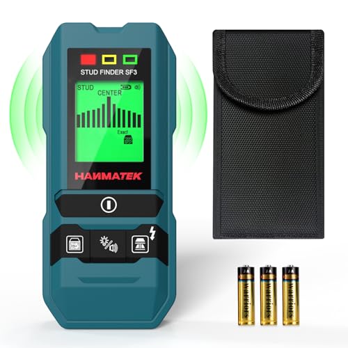 HANMATEK Leitungssucher Ortungsgerät SF3 Wand Scanner Detektor Multifunktional Stud Finder Holz/Eisenmetalle/Nichteisenmetalle/Kabel von HANMATEK