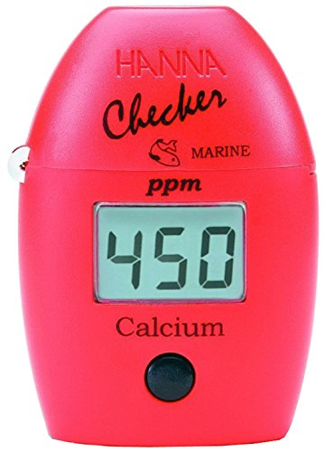 Hanna Instruments Pocket Fotometer HI 758 für Kalzium in Meerwasser Wasserqualitätstester, Rot, 8.0 x 12.0 x 3.5 cm von Hanna Instruments