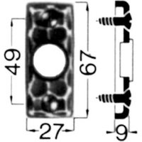 HS ROWE SCHEITTER, Drücker-Ros. Nr.282 Ei Rowe von HANS SCHEITTER