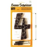 HS ROWE SCHEITTER, Hausnummer 15 schwarz gehämmert Nr."2" HS ROWE SCHEITTER, Hausnummer 15 schwarz gehämmert Nr."2" von HANS SCHEITTER