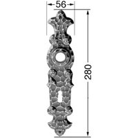 HS ROWE SCHEITTER, Langschild 208H,PZ,E92 sichtbar verschraubt schwarz gehämmert HS ROWE SCHEITTER, Langschild 208H,PZ,E92 sichtbar verschraubt schwarz gehämmert von HANS SCHEITTER