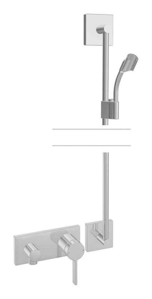 HANSA Duscharmatur Hansaloft Brausebatterie mit Brausegarnitur von HANSA