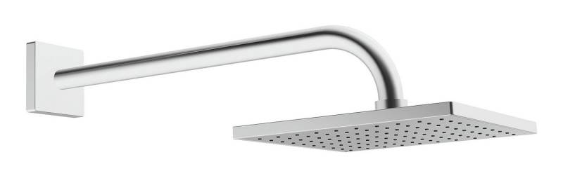 HANSA Kopfbrause Hansaviva, Für Wandaufbau Brausekopf aus Messing quadratisch 200 x 200 mm von HANSA