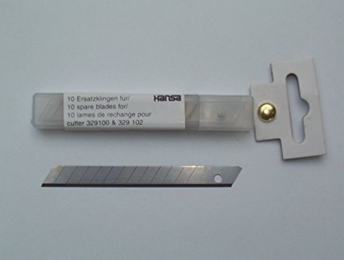 Hansa - Cutter 10 Ersatzklingen Mod. 120, 9 mm von HANSA