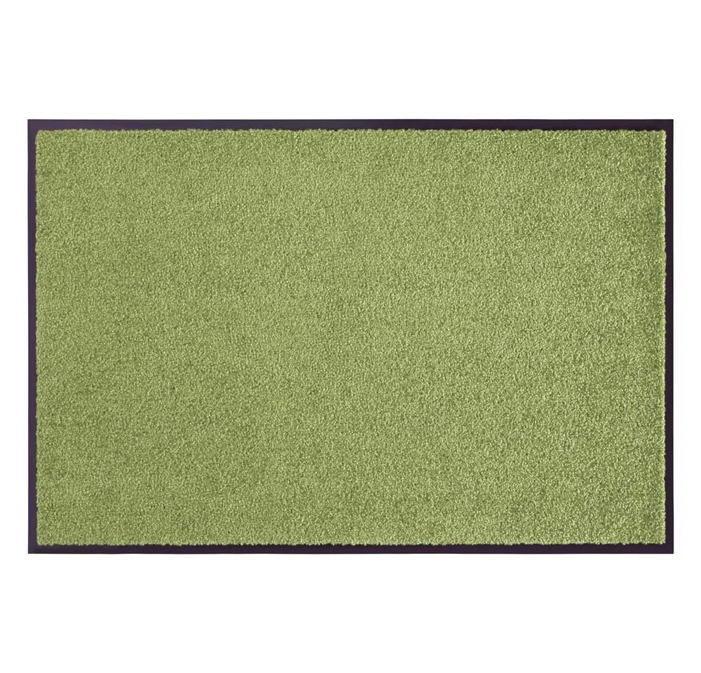 Fußmatte Waschbare Fußmatte Wash & Clean grün, HANSE Home, rechteckig, Höhe: 7 mm von HANSE Home