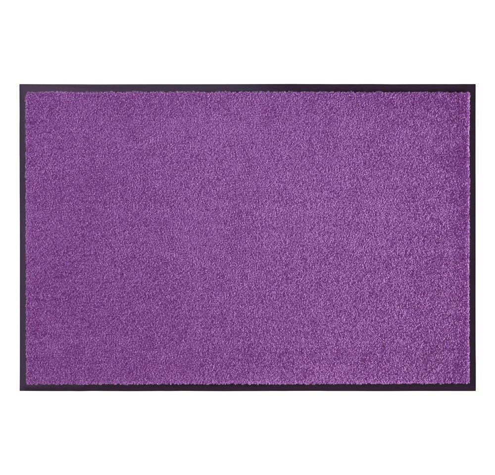 Fußmatte Waschbare Fußmatte Wash & Clean violett, HANSE Home, rechteckig, Höhe: 7 mm von HANSE Home
