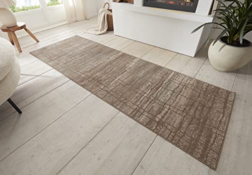 Hanse Home Jord Designer Teppich – Flachgewebe Vintage Stil Abstrakt Modern Geometrisches Muster, ÖKO-TEX Wohnzimmerteppich für Esszimmer, Kinderzimmer, Jugendzimmer, Flur – Creme Beige, 80x200cm von Hanse Home