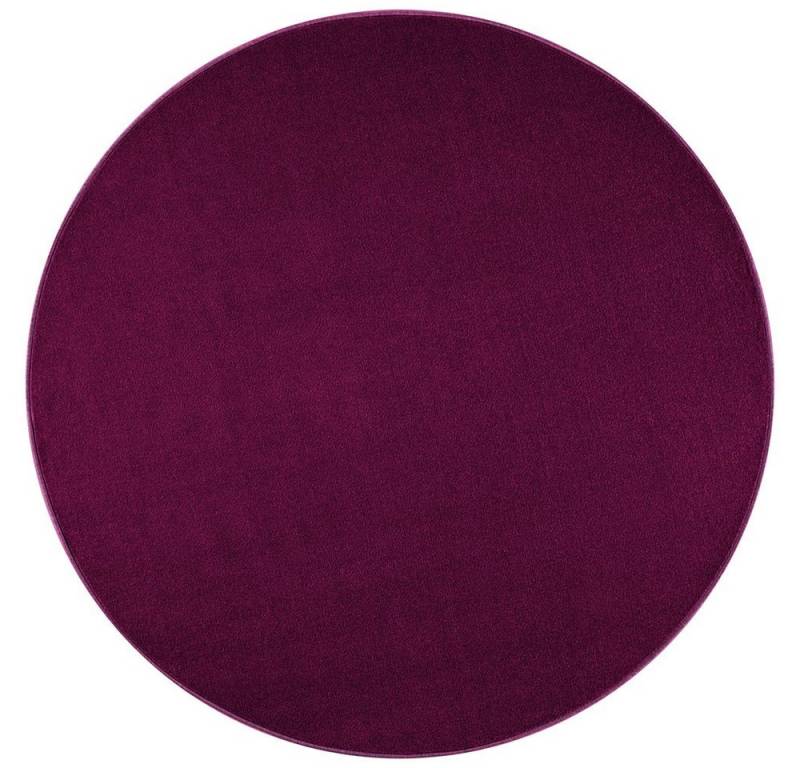 HANSE Home Teppich Teppich Nasty rund schwarzbeere, rund, Höhe: 8.5 mm HANSE Home Teppich Teppich Nasty rund schwarzbeere, rund, Höhe: 8.5 mm von HANSE Home