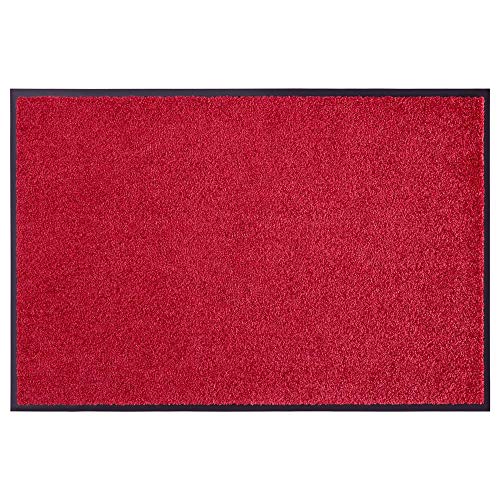 Hanse Home Fußmatte (S-XXL) 40x60cm – 12 Farben – Fussmatte Outdoor Schmutzfangmatte Türmatte Waschbar & Wetterfest rutschfest für Eingangsbereich & Außenbereich – Bordeaux von Hanse Home