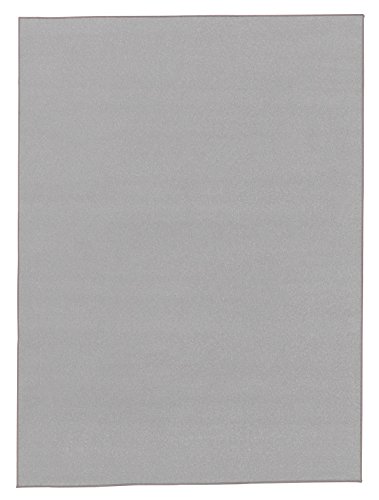 Hanse Home Nasty Läufer – Flauschiger Kurzflor Teppich Einfarbig Unifarben für Esszimmer, Wohnzimmer, Kinderzimmer, Flur, Schlafzimmer, Küche – Uni Silber, 80x200cm von Hanse Home