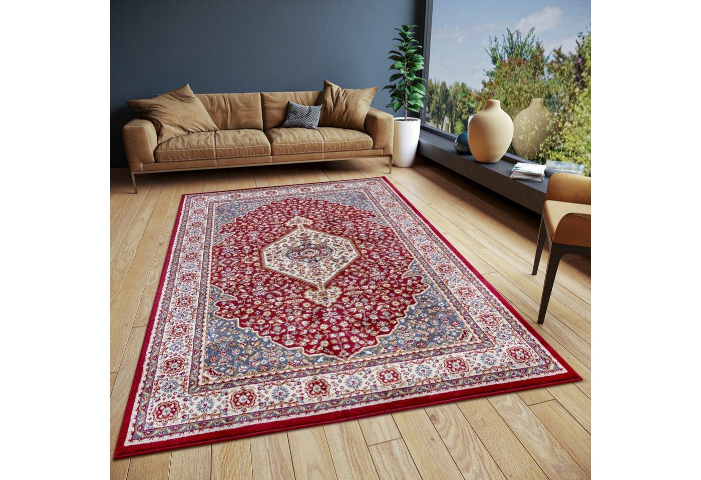 HANSE Home Teppich Mochi, rechteckig, Höhe: 8 mm, Läufer, Orientalisch, Kurzflor, Wohnzimmer, Schlafzimmer, Esszimmer von HANSE Home
