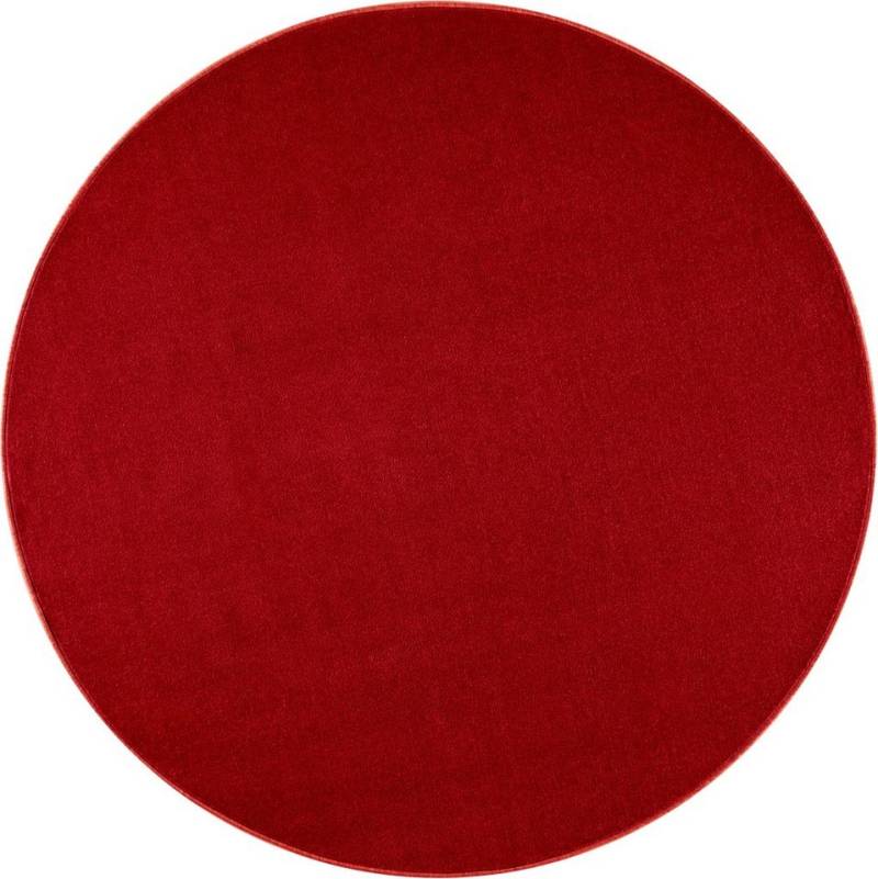 Teppich Shashi, HANSE Home, rund, Höhe: 8,5 mm, Kurzflor, Unifarben, Teppich, Weich, Esszimmer, Kinderzimmer, Flur von HANSE Home