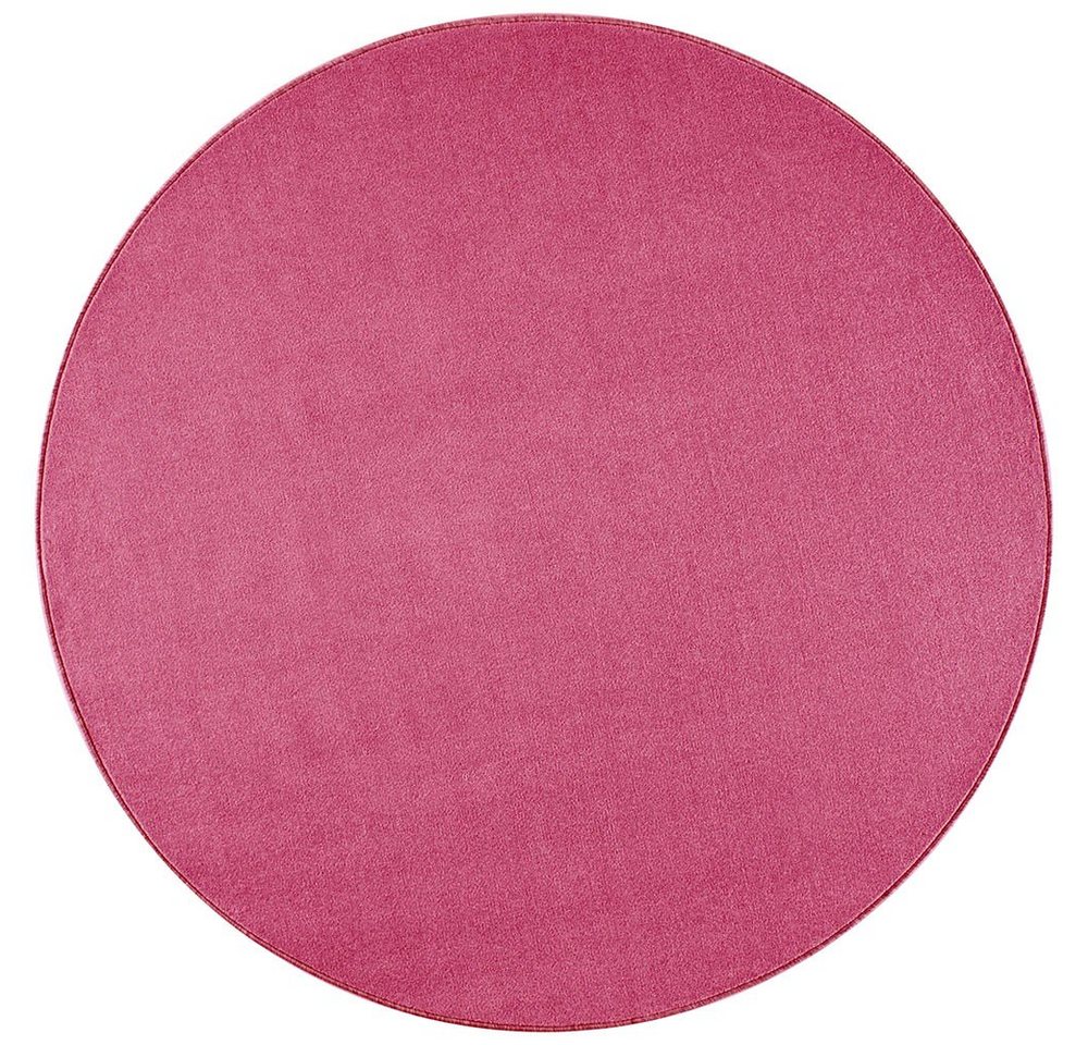 Teppich Teppich Nasty rund pink, HANSE Home, rund, Höhe: 8.5 mm von HANSE Home