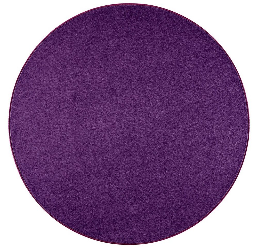 Teppich Teppich Nasty rund violett, HANSE Home, rund, Höhe: 8.5 mm von HANSE Home