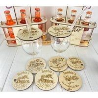 Aperol Spritz Glasabdeckung Glasuntersetzer Wespenschutz Insektenschutz Lillet Getränkehalter Für 3 Flaschen Spritztour Partygeschenk von HANSELSSHOP
