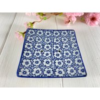 Seifenschale Keramic Ca. 10x10cm Blau Oriental von HANSELSSHOP