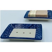 Seifenschale Keramik Eckig 12x10 cm von HANSELSSHOP