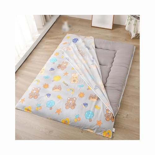HANSULAN Rundum-Matratzenschutz Futon-Matratze Staubschutz, 100％ Baumwolle Waschbar Matratzenbezug Mit Reißverschluss Für Twin Full Queen King Matratzenschutzhülle-B-100 * 200cm von HANSULAN