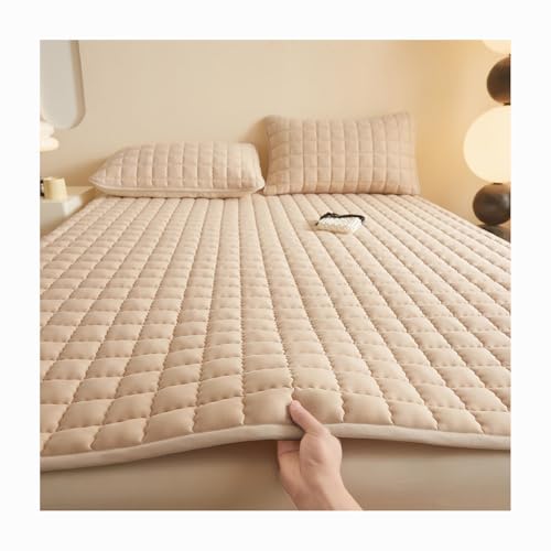 HANSULAN Wasserdicht Bettunterlagen, Weich Gemütlich Matratzenauflage Ultra Saugfähig Wiederverwendbar Inkontinenzeinlagen Für Múltiples Tamaños Bett, Waschbar-Khaki-180x220cm HANSULAN Wasserdicht Bettunterlagen, Weich Gemütlich Matratzenauflage Ultra Saugfähig Wiederverwendbar Inkontinenzeinlagen Für Múltiples Tamaños Bett, Waschbar-Khaki-180x220cm von HANSULAN