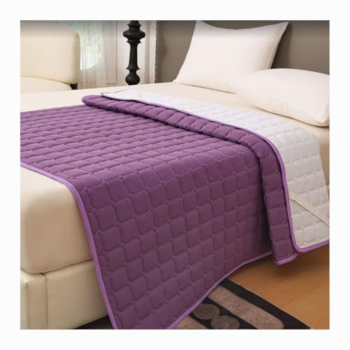 HANSULAN rutschfest Matratzenschutzpad Mit Elastischem Band KingsizeBett Waschbar Gesteppt Matratzenauflage Gemütlich Atmungsaktiv Matratzenauflage Für Heimat Hotel-Dunkellila-100x200cm HANSULAN rutschfest Matratzenschutzpad Mit Elastischem Band KingsizeBett Waschbar Gesteppt Matratzenauflage Gemütlich Atmungsaktiv Matratzenauflage Für Heimat Hotel-Dunkellila-100x200cm von HANSULAN
