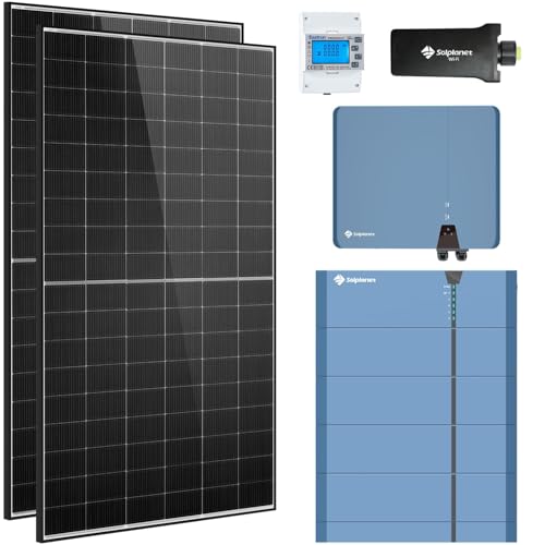 Solaranlage 9kWp Komplettset mit Speicher – JA Solar 455 W Glas-Glas Module, Hybridwechselrichter Solplanet ASW 10kH-T3, 10 kWh LiFePO4 Batterie, SmartMeter, WLAN, Notstrom, Plug & Play Solaranlage 9kWp Komplettset mit Speicher – JA Solar 455 W Glas-Glas Module, Hybridwechselrichter Solplanet ASW 10kH-T3, 10 kWh LiFePO4 Batterie, SmartMeter, WLAN, Notstrom, Plug & Play von HANTECH