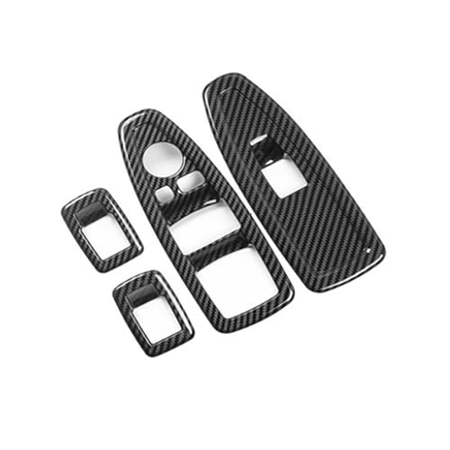 HANXIAO Auto-Innenleisten Auto-Innenverkleidung Für Seitenfensterheberschalter Zieraufkleber Dekoration Für B&MW 3er 4er F30 Für Gran Turismo F34 F33 F36 LHD RHD von HANXIAO