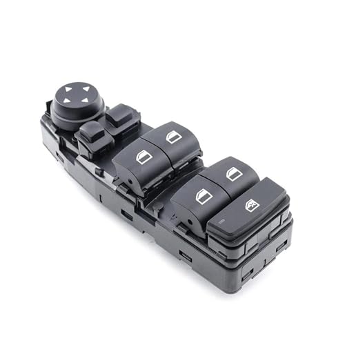 HANXIAO Autofensterschalter Fahrerseite Fensterheberschalter Master Control Button 61319241956 61319241955 Für B&MW 5 6 Series F06 F07 F10 F11 X3 F25 (Color : 61319241955) von HANXIAO