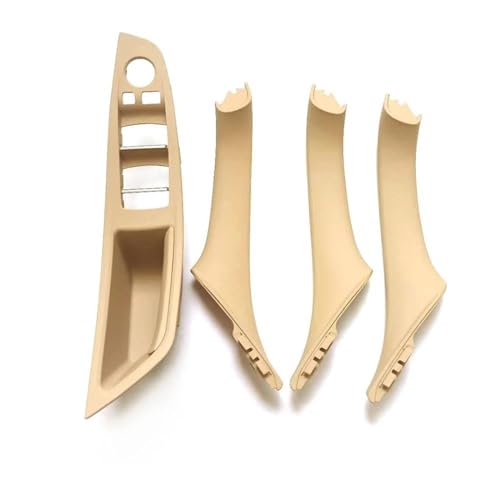 HANXIAO Autoinnenraumtürgriff 1 Set Für B&MW 5 Series F10 F11 F18 520 523 525 528 530 2010-2017 LHD Auto Innen Tür Armlehne Einbau Panel Tür Pull Griff Innen Türgriff(LHD Beige) von HANXIAO