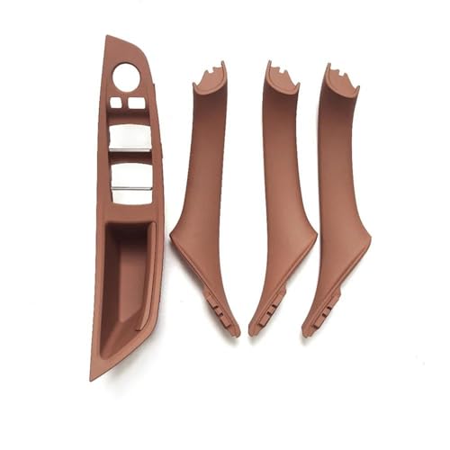 HANXIAO Autoinnenraumtürgriff 1 Set Für B&MW 5 Series F10 F11 F18 520 523 525 528 530 2010-2017 LHD Auto Innen Tür Armlehne Einbau Panel Tür Pull Griff Innen Türgriff(LHD Brown) von HANXIAO