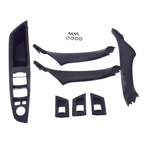 HANXIAO Autoinnenraumtürgriff Auto Innentür Panel Griff Pull Trim Abdeckung Set 51417225873 51417225851 51417225852 Für B&MW 520i 520d 523i 2010-2016 Innen Türgriff von HANXIAO