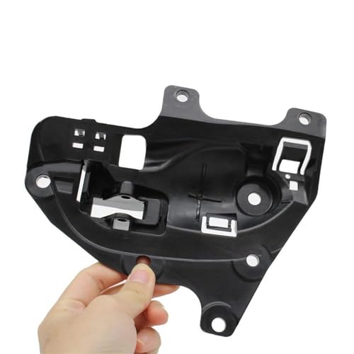 HANXIAO Autoinnenraumtürgriff Für B&MW 5 Series F10 F11 F18 520i 523i 525i 528i 535i 2010-2017 Autotürgriffschale Unterplatte Innen Türgriff(Black Rear Left) von HANXIAO