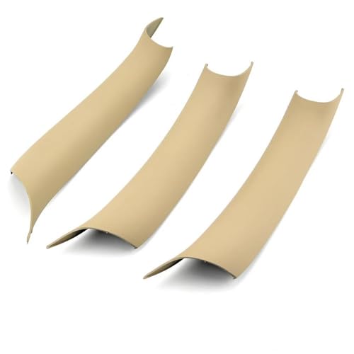 HANXIAO Autoinnenraumtürgriff Für B&MW X5 F15 2014-2018 X6 F16 2015-2018 Autoinnenraum-Schutzverkleidung Für Türgriff Mit Kohlefaserstruktur Innen Türgriff(Beige) von HANXIAO