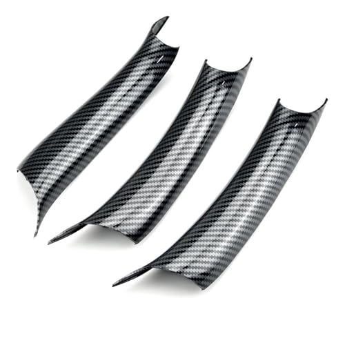 HANXIAO Autoinnenraumtürgriff Schutzverkleidung Für Türgriffe Im Autoinnenraum Für B&MW X5 F15 2014 2015 2016 2017 2018 X6 F16 2015 2016 2017 2018 Innen Türgriff(Kohlefaser) von HANXIAO