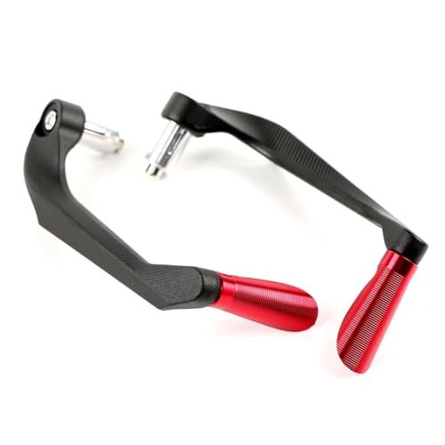 HANXIAO Motorradzubehör Schutz Bremshebel Kupplung Lenker Schutz 1 Paar Für Y&amaha R3 R25 YZF R1 YZF R6 (Color : Red) von HANXIAO