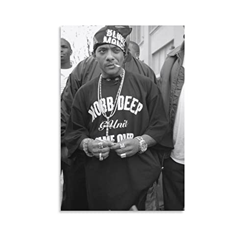 HANYING Mobb Deep Art Sänger Poster Leinwand Gemälde Poster Wandkunst Dekorative Bild Drucke Moderne Dekoration 30 x 45 cm von HANYING