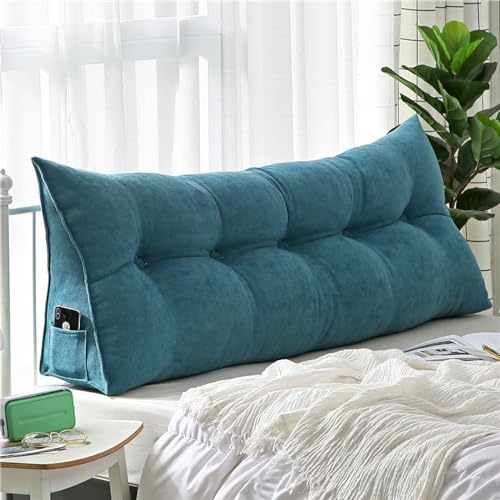 ＨＡＯＡＮＧＺＨＥ Rückenkissen Keilkissen Rückenlehne Kissen, für Bett Sofa Couch Gepolstert Kopfteil Lesekissen, Kissen mit abnehmbarem und waschbarem Bezug, Keilkissen für Bett und Sofa geeignet von ＨＡＯＡＮＧＺＨＥ