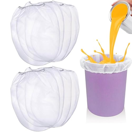 HAOBIN Farbsiebbeutel 5 Gallonen Farbsieb Siebbeutel Weiß Feinmaschig Farbfilterbeutel Weiße Feine Netz Siebbeutel Elastische Öffnung Eimer Filterbeutel für Hydrokultur Malerei Gartenarbeit (8pcs) HAOBIN Farbsiebbeutel 5 Gallonen Farbsieb Siebbeutel Weiß Feinmaschig Farbfilterbeutel Weiße Feine Netz Siebbeutel Elastische Öffnung Eimer Filterbeutel für Hydrokultur Malerei Gartenarbeit (8pcs) von HAOBIN