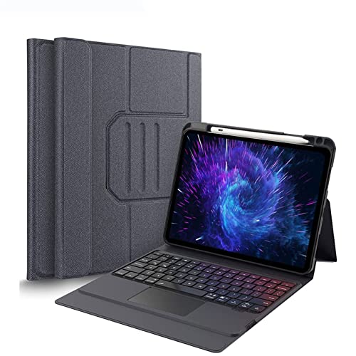 HAODEE Für iPad Pro 12,9 Zoll 2021.2020.2018 Magic Touchpad Keyboard -Hülle für iPad Bluetooth -Tastaturgehäuse A1876/A2014/A1895/A1983 (Color : Backlight, Size : IPad 5th 6th 9.7) von HAODEE