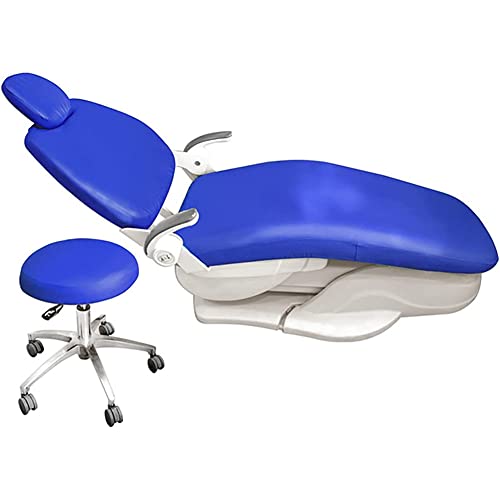 4 Stück/Set Bezug Zahnstühle Stuhlhusse Stretch Stuhlüberzug Stuhlbezug Hussen Zahnarztstuhl Elastisch Wasserdicht Zahnarzt Protector Enthalten Kopfstütze Rückenlehne Kissen Stuhlbezug Zahnkl(Color:A) von HAODING