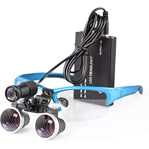 Dentist Lupenbrille Mit Licht Werkzeuge Fachmann Betrieb Binokular Lupen Surgical Brillenlupe Für Zahnarzt Kopf Montiert Loupes Optisches Glas Verwendung Der Kosmetischen Chirurg(Size:3.5X,Color:Blau) Dentist Lupenbrille Mit Licht Werkzeuge Fachmann Betrieb Binokular Lupen Surgical Brillenlupe Für Zahnarzt Kopf Montiert Loupes Optisches Glas Verwendung Der Kosmetischen Chirurg(Size:3.5X,Color:Blau) von HAODING