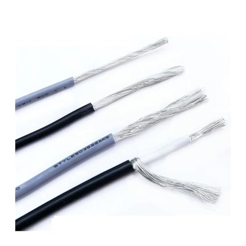 1 Stück 5 m geschirmtes Audiosignalkabel – 28–14 AWG UL1185 Kupferdraht for Kanal-Audioanwendungen(8 M-1185-14AWG) von HAOJZE