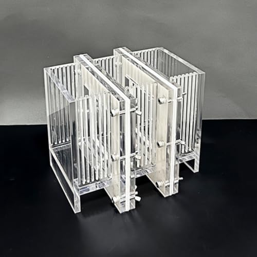 1 Stück H-Typ-Elektrolysezelle – nicht versiegelte Membrankammer aus Acryl (PMMA) – anpassbare Laborausrüstung(1200ml) von HAOJZE