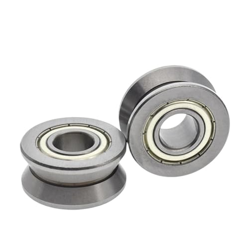 1 Stück V-Nut-Führungsrollenlager L201 ZZ 2RS – 12 mm Innendurchmesser, 41 mm Außendurchmesser, 20 mm Höhe – selbstausrichtendes Kugellager for reibungslosen Betrieb von HAOJZE