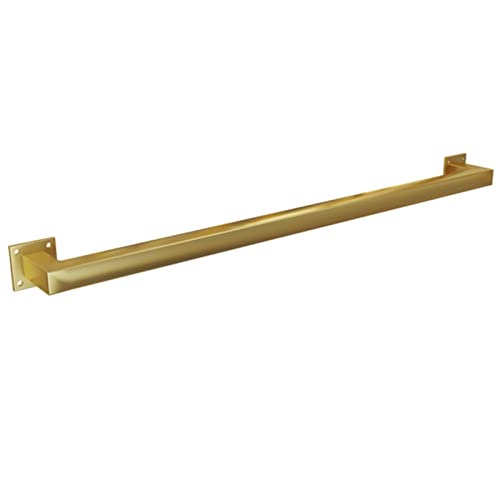 1 Stück anpassbares 1,6-20 Fuß Treppenhandlauf-Set – stabiles Geländer for drinnen und draußen(Gold,450cm) von HAOJZE