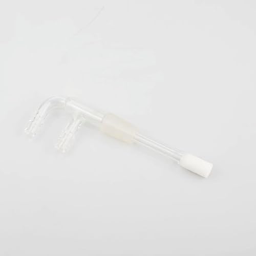 Typ F Gaseinlass-/-auslass-Glasverteilerbaugruppe for Laborelektrolysezellen – 14/19 mm Durchmesser, 1er-Pack(Stopper‌ L 60mm 14#) von HAOJZE