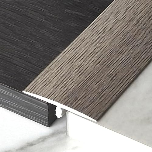 90cm Holzmaserung-Bodenbelag-Randstreifen, PVC- Übergangsleiste Boden, Geeignet Für Fliesen, Holzböden Und Teppiche(Gray) von HAOKKV