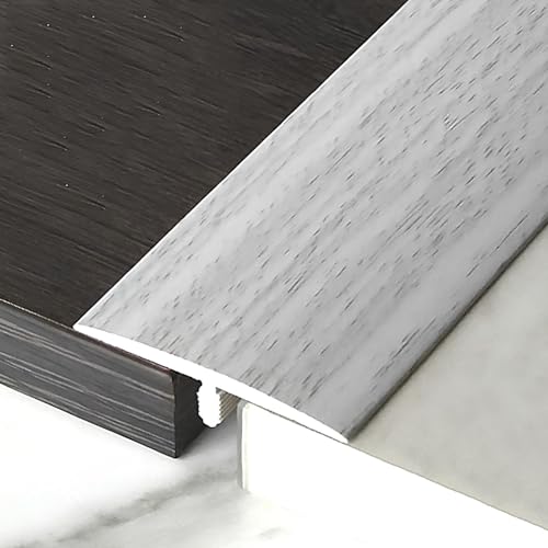 90cm Holzmaserung-Bodenbelag-Randstreifen, PVC- Übergangsleiste Boden, Geeignet Für Fliesen, Holzböden Und Teppiche(Light Gray) von HAOKKV