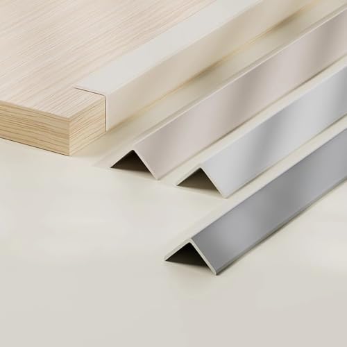 Aluminium L-förmiger Eckenschutz 90cm * 3Stück, Aluminium-Ausgleichsprofil, Eckprofile Für Böden, Stufen, Treppen Und Wände, Kantenschutz(Gray,4cm/1.57in) von HAOKKV