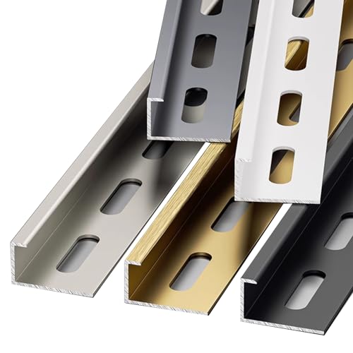 Aluminium-Übergangsleiste Boden, Treppenkantenschutz Für Den Innen-Und Außenbereich, Für Überbrückt Den Höhenunterschied Zwischen 0,21 Und 0,72 Zoll(Gray,0.55cm/0.21in) von HAOKKV